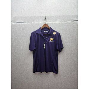 Bermuda Sands Polo Shirt XL Purple Thunder & Lightning Over Arizona Honoring The